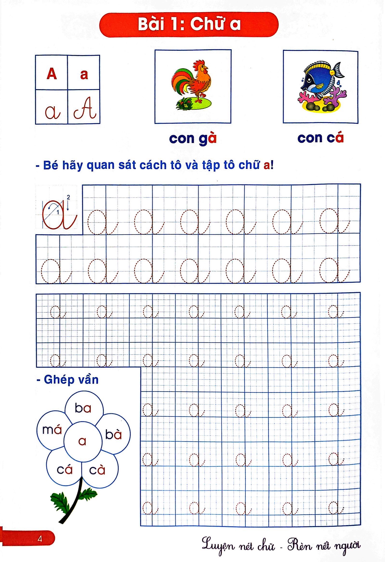 hành trang cho bé vào lớp 1 - tập tô - tập viết chữ mẫu giáo (tái bản 2023) - Ảnh 5