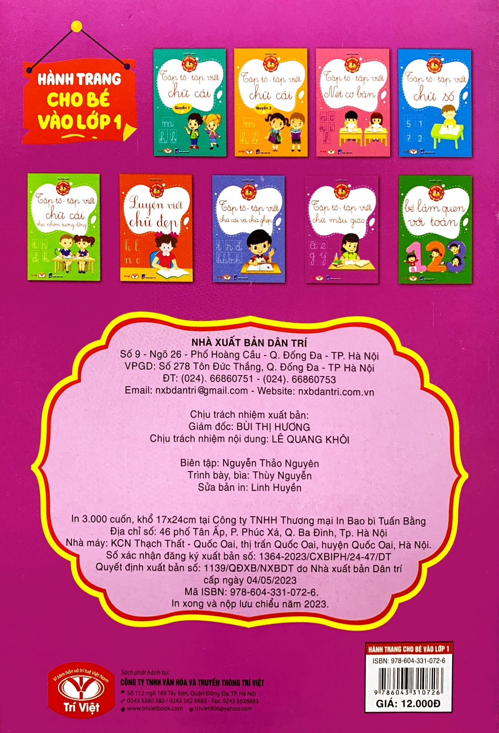 hành trang cho bé vào lớp 1 - tập tô - tập viết chữ mẫu giáo (tái bản 2023) - Ảnh 6