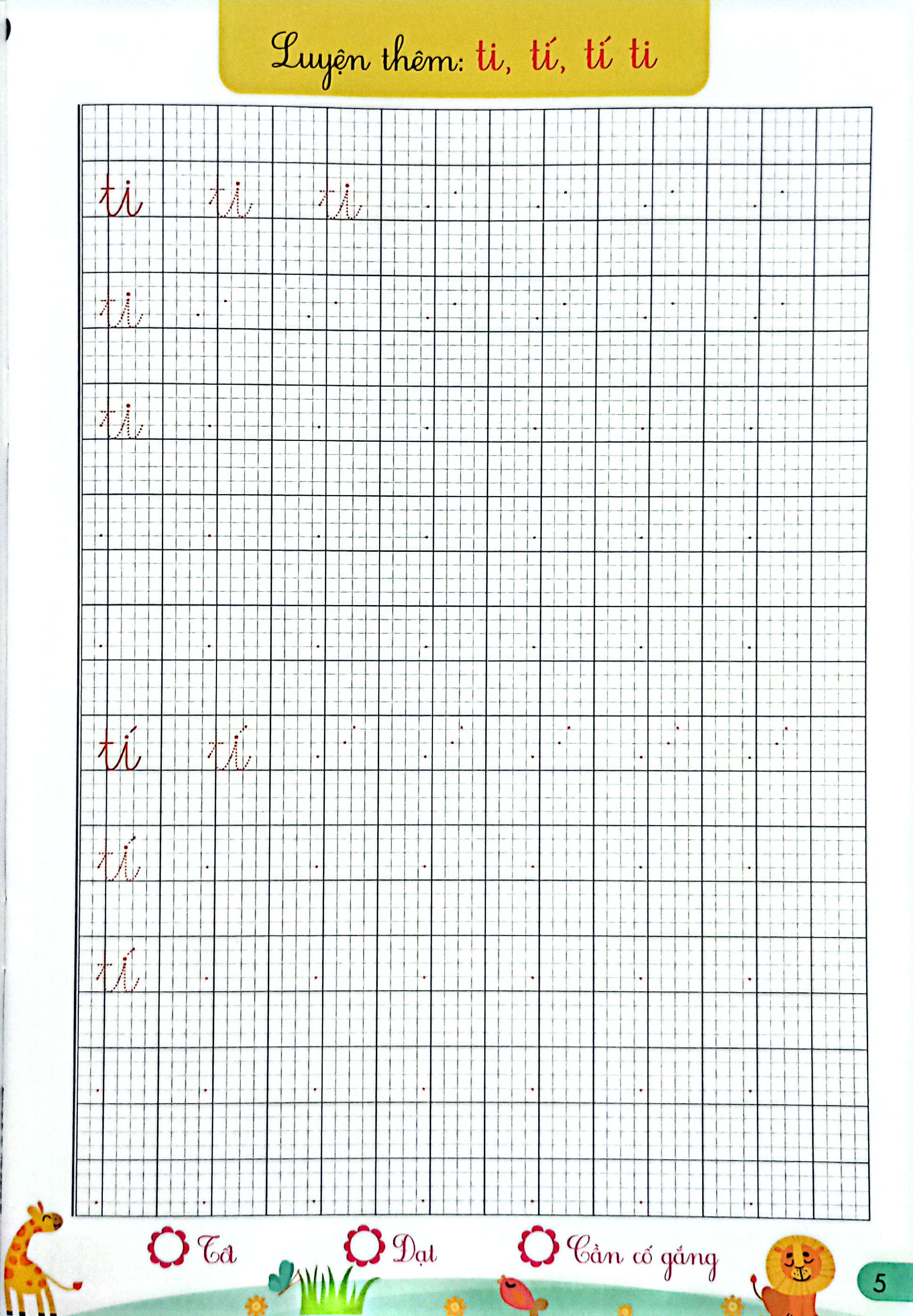 Hành Trang Cho Bé Vào Lớp 1 - Tập Viết Tiếng, Từ - Ảnh 5