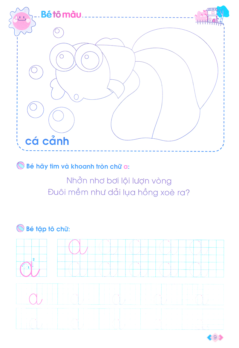 hành trang cho bé vào lớp 1 - vở bé chuẩn bị học đọc & học viết (tb2018) - Ảnh 10