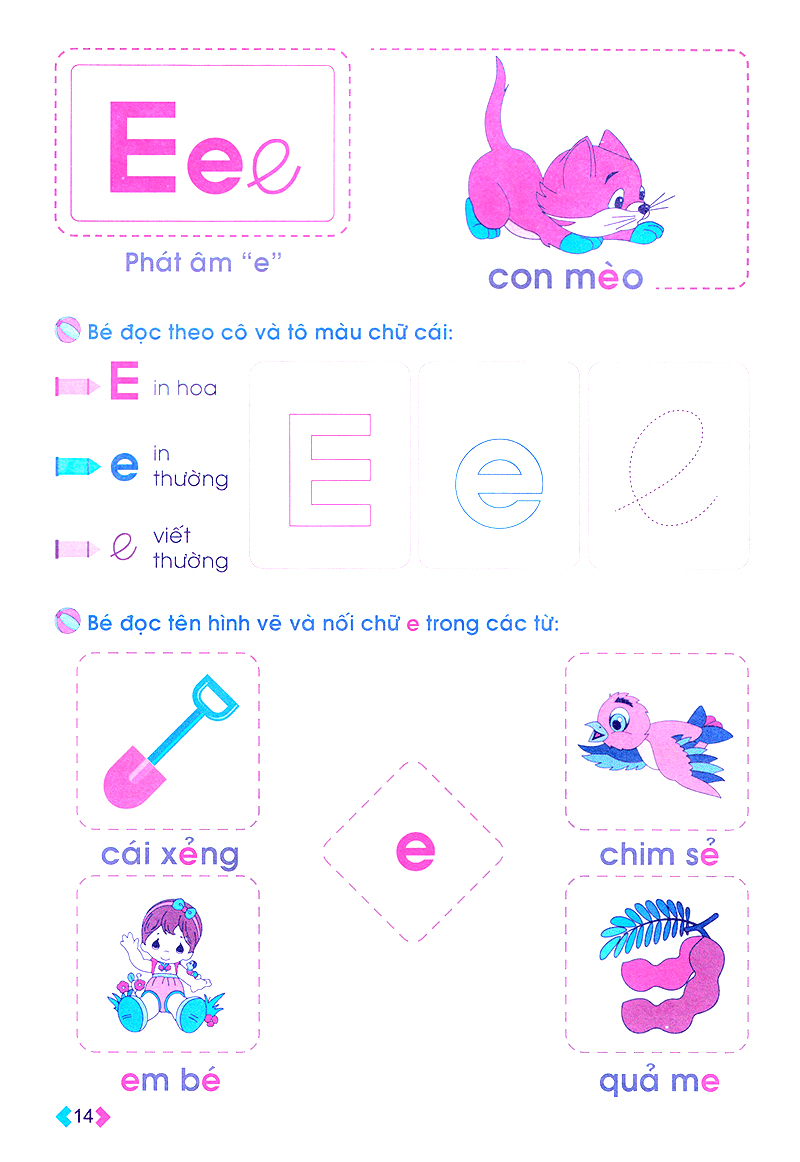 hành trang cho bé vào lớp 1 - vở bé chuẩn bị học đọc & học viết (tb2018) - Ảnh 14