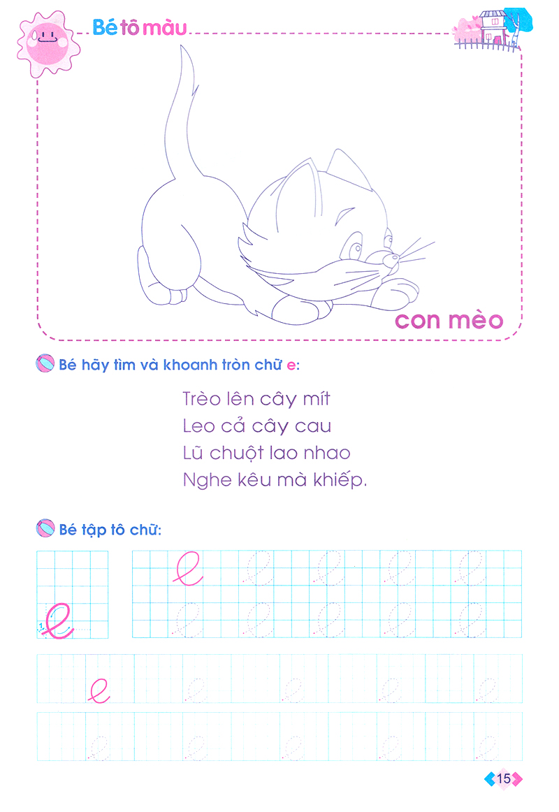 hành trang cho bé vào lớp 1 - vở bé chuẩn bị học đọc & học viết (tb2018) - Ảnh 15