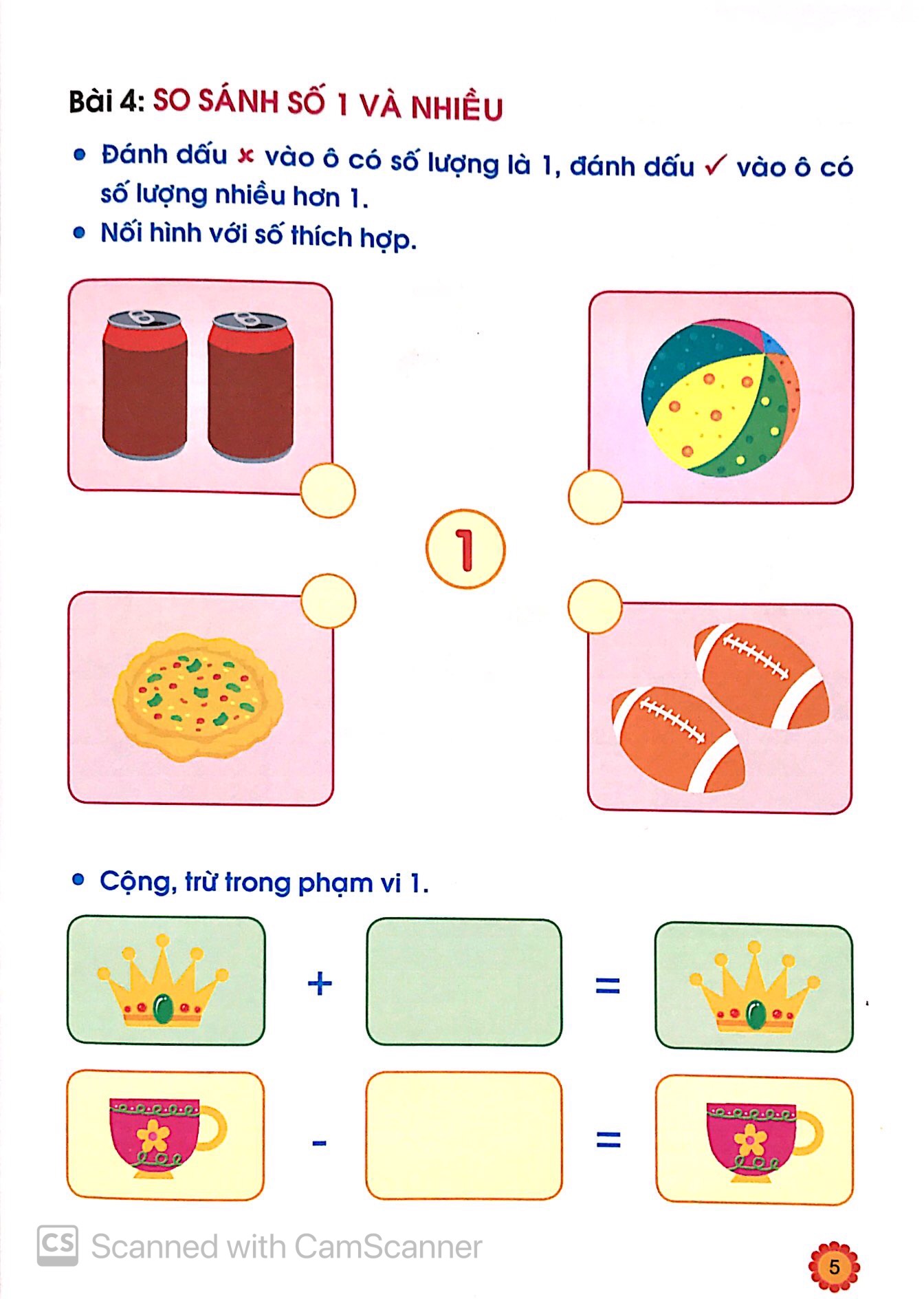 hành trang cho bé vào lớp 1 - vở bé học toán (5-6 tuổi) - Ảnh 6