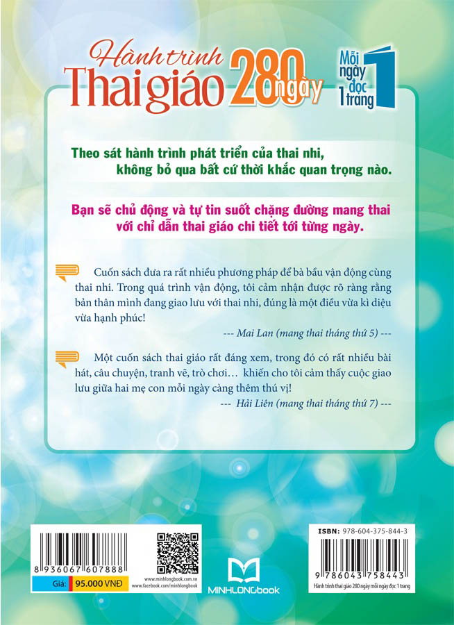 hành trình thai giáo 280 ngày - mỗi ngày đọc một trang (tái bản 2023) - Ảnh 7