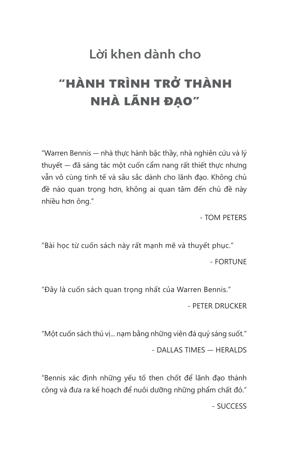 hành trình trở thành nhà lãnh đạo - on becoming a leader - Ảnh 7