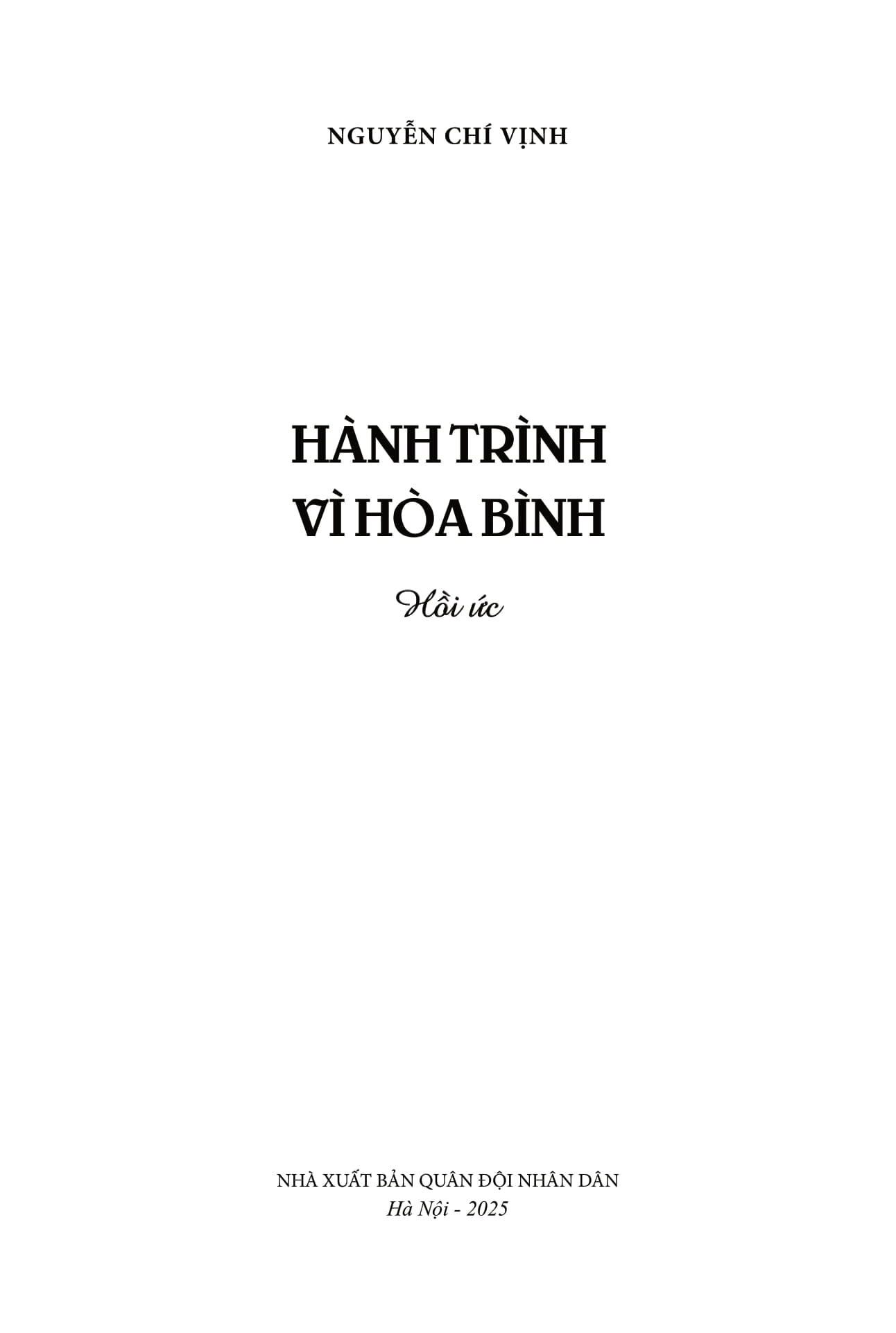 Hành Trình Vì Hòa Bình - Ảnh 3