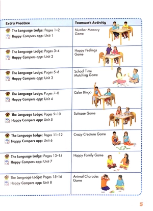 happy campers starter level student's book/language lodge - Ảnh 7