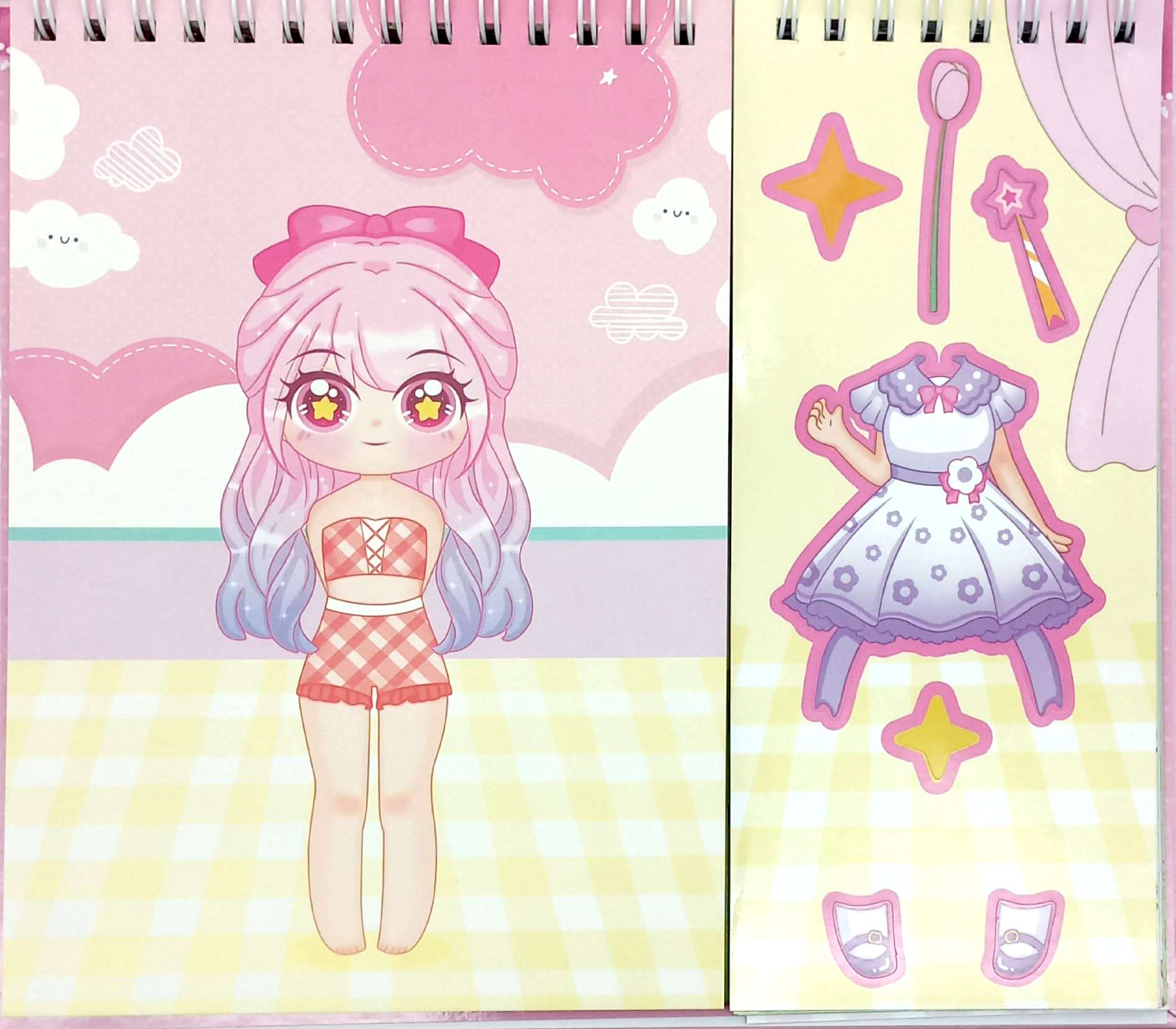 Happy Fashion Show - Cong Chua Kawaii - Hoc Vien Thoi Trang - Sticker Boc Dan Sang Tao - Ảnh 3