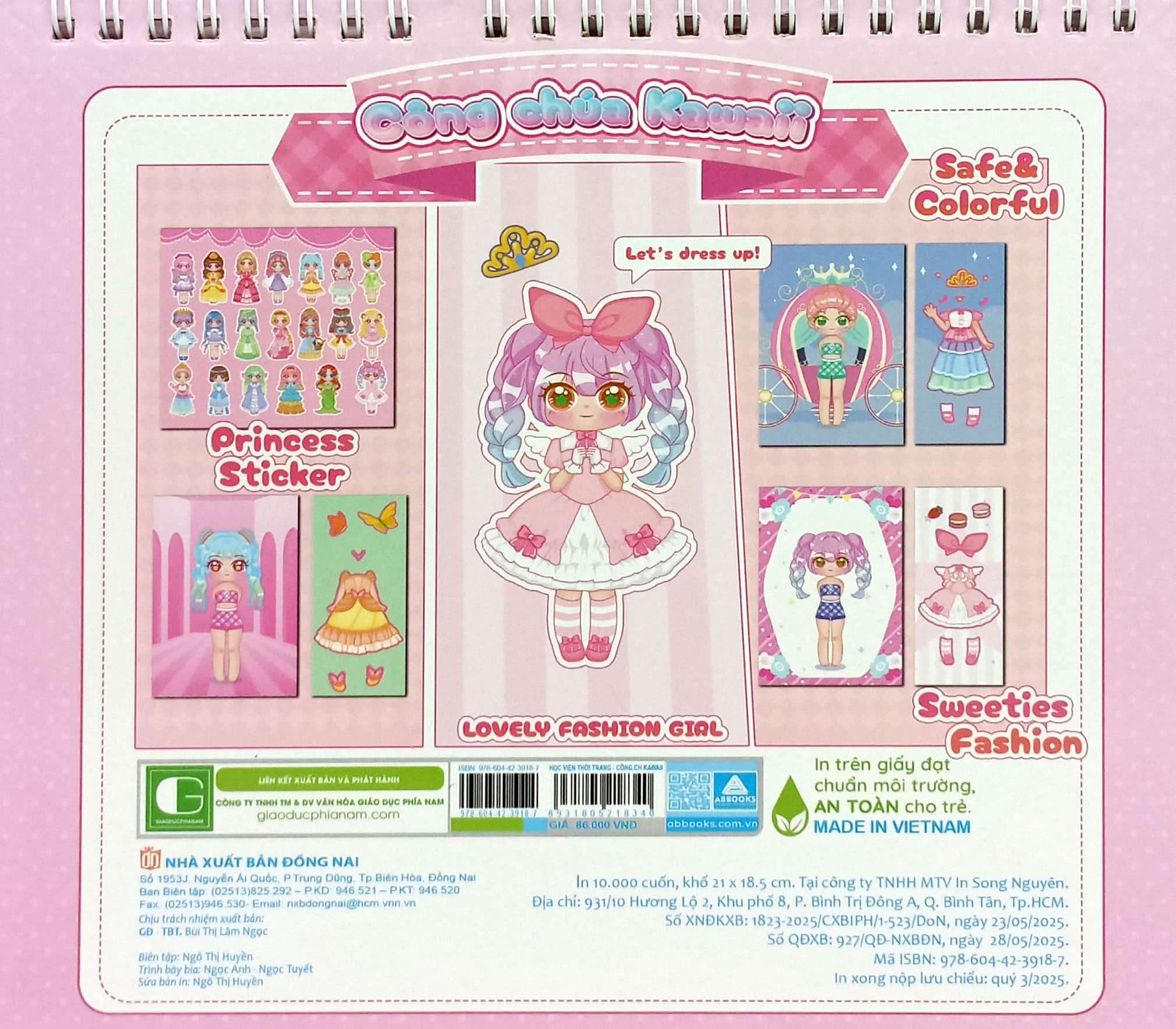 Happy Fashion Show - Cong Chua Kawaii - Hoc Vien Thoi Trang - Sticker Boc Dan Sang Tao - Ảnh 6