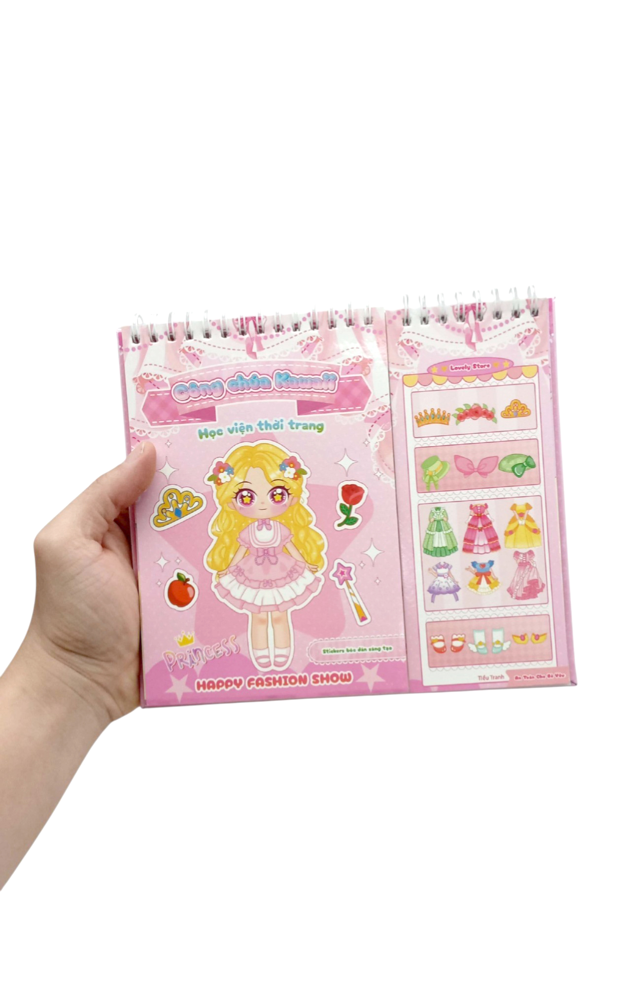 Happy Fashion Show - Cong Chua Kawaii - Hoc Vien Thoi Trang - Sticker Boc Dan Sang Tao - Ảnh 7