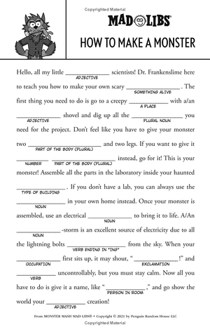 happy howl-o-ween mad libs: world's greatest word game - Ảnh 11