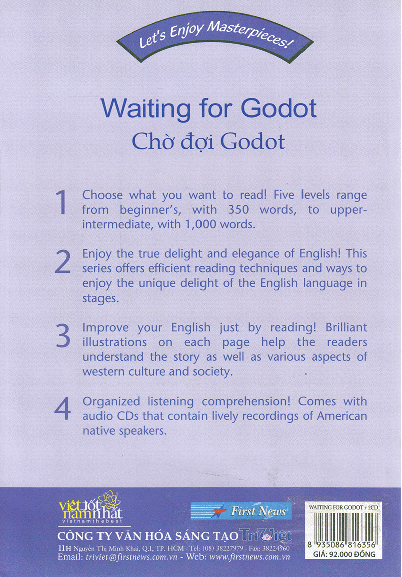 happy reader - chờ đợi godot (kèm 2 cd) - Ảnh 11