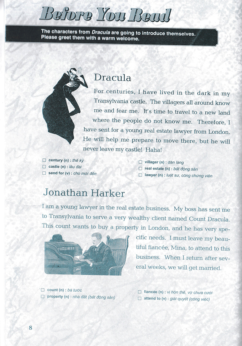 happy reader - dracula - bá tước dracula kèm cd - Ảnh 11