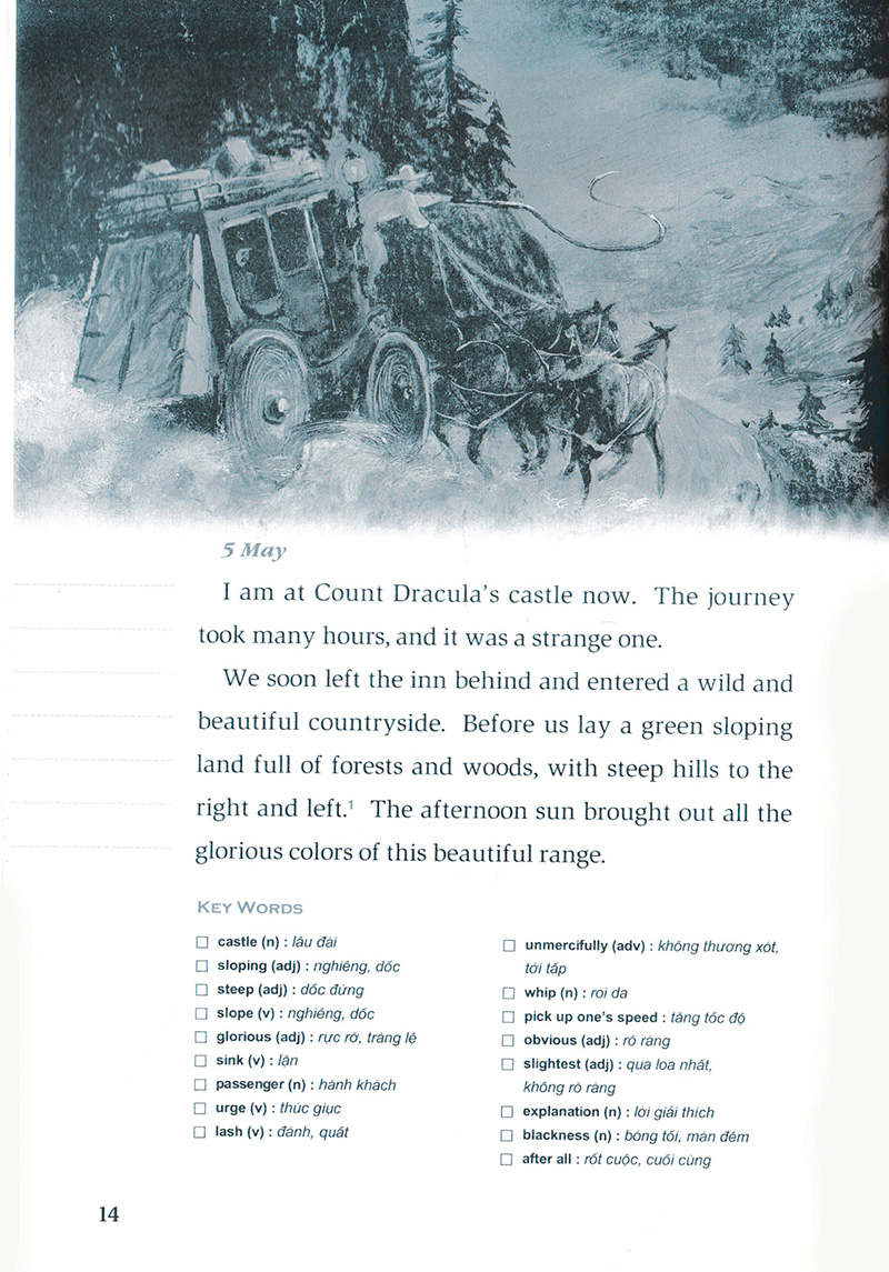 happy reader - dracula - bá tước dracula kèm cd - Ảnh 15