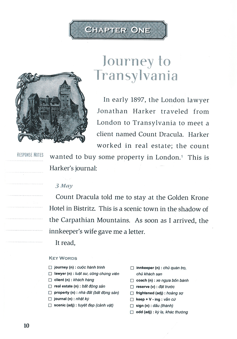 happy reader - dracula - bá tước dracula kèm cd - Ảnh 16