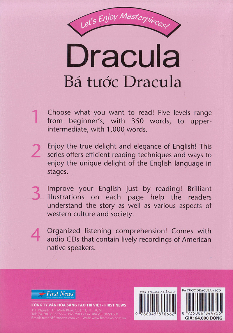 happy reader - dracula - bá tước dracula kèm cd - Ảnh 17