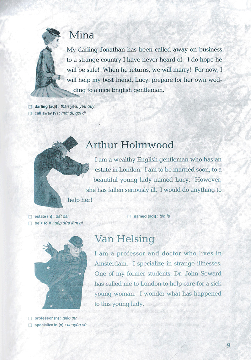 happy reader - dracula - bá tước dracula kèm cd - Ảnh 6