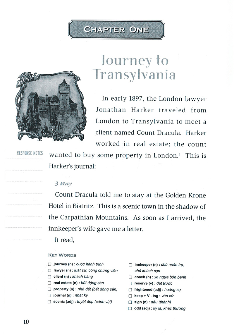 happy reader - dracula - bá tước dracula kèm cd - Ảnh 8