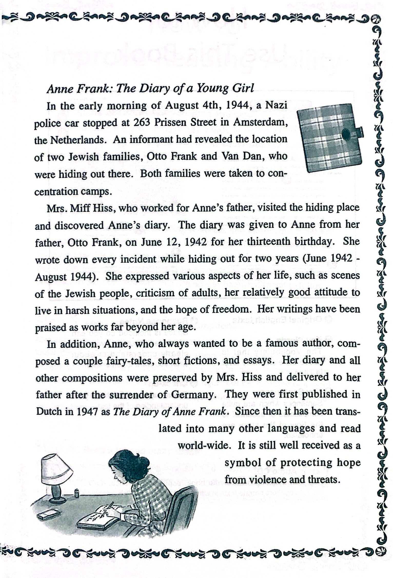 happy reader - nhật ký anne frank (kèm cd) - Ảnh 4