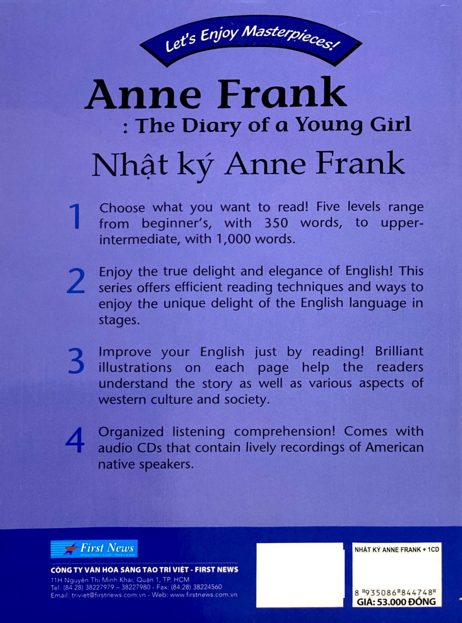 happy reader - nhật ký anne frank (kèm cd) - Ảnh 7