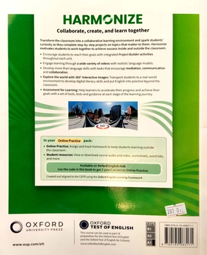 harmonize starter student book with online practice a1 level - Ảnh 7