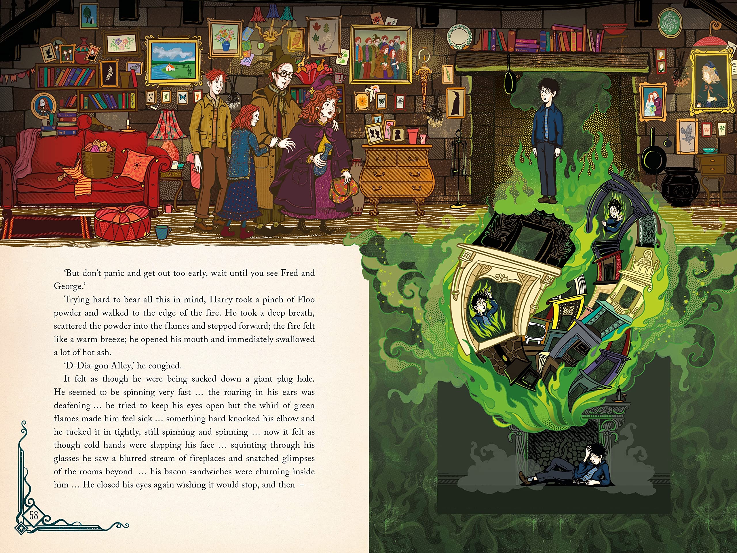 Harry Potter And The Chamber Of Secrets - Minalima Edition - Ảnh 6