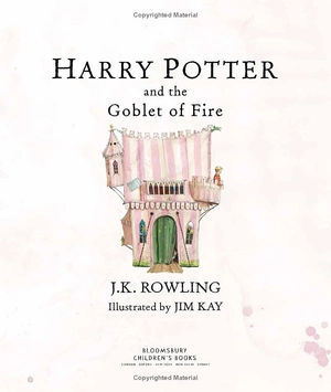 harry potter and the goblet of fire illustrated edition - Ảnh 5