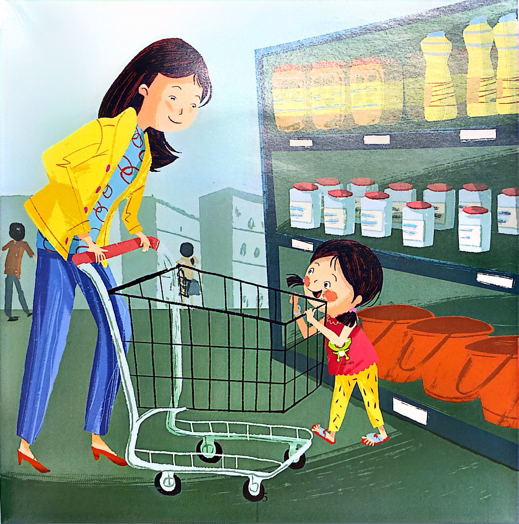 hạt giống tâm hồn - bộ kỹ năng cho trẻ từ 1-6 tuổi - bé nấm đi siêu thị (tái bản 2024) - Ảnh 6