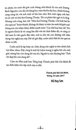 hát lời cho quả sai - chân dung văn nghệ - Ảnh 4