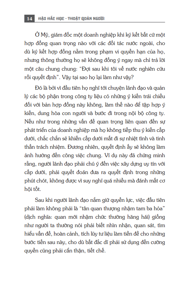 hậu hắc học - thuật quản người (tái bản) - Ảnh 10