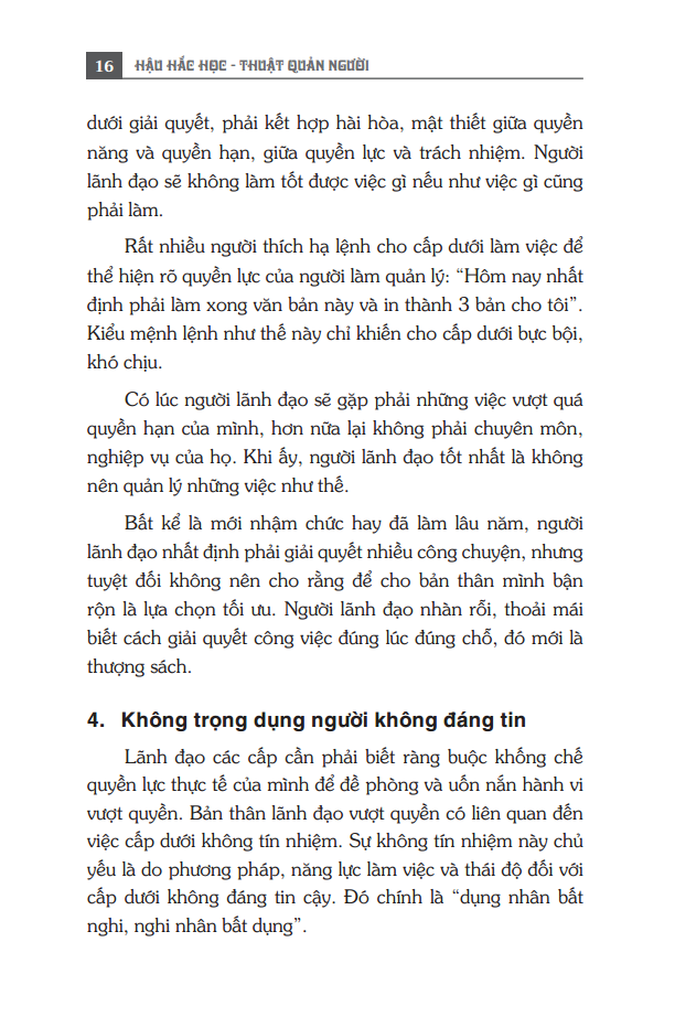hậu hắc học - thuật quản người (tái bản) - Ảnh 12