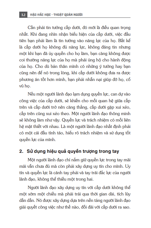 hậu hắc học - thuật quản người (tái bản) - Ảnh 7