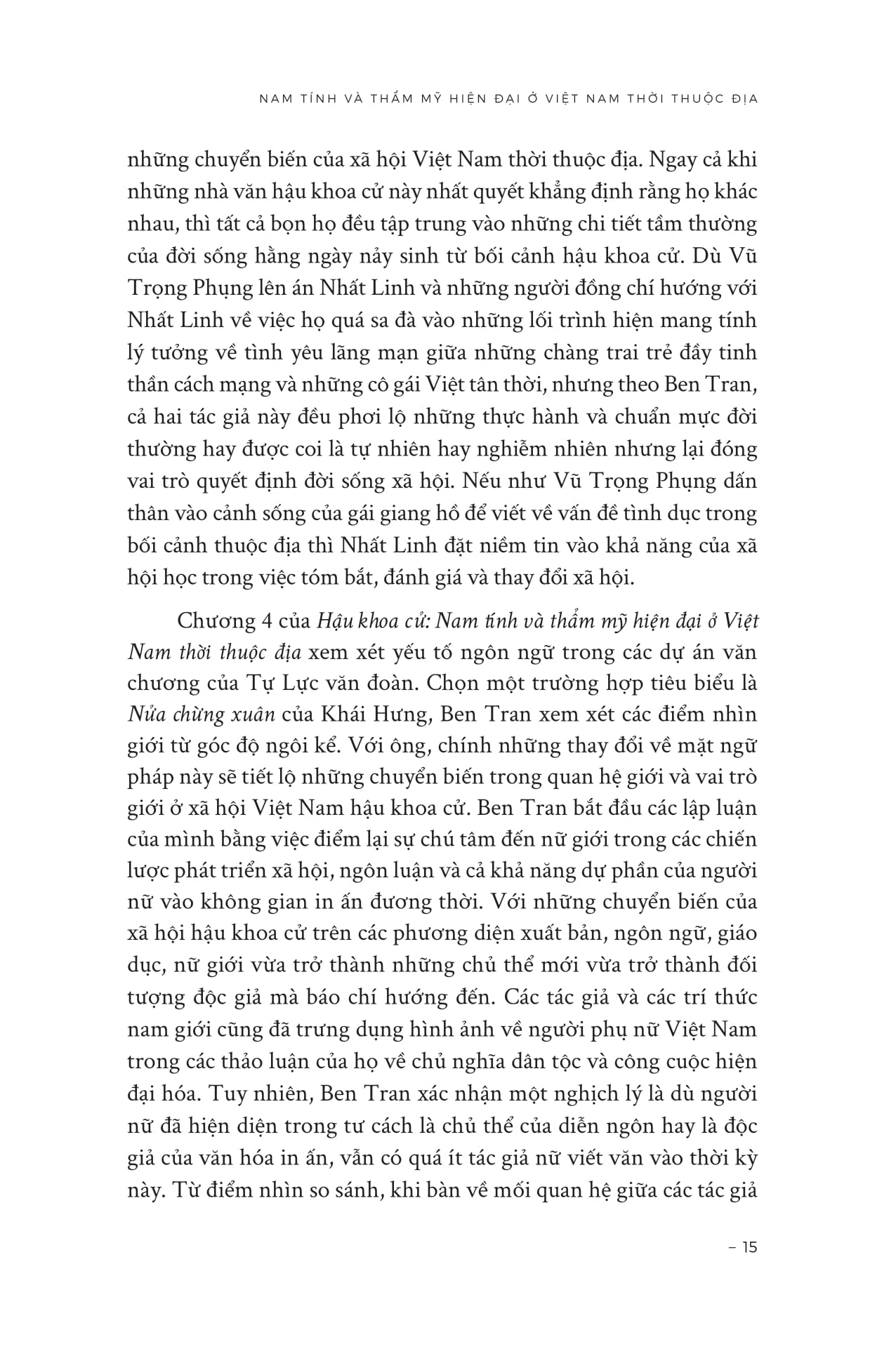 Hậu Khoa Cử - Nam Tính Và Thẩm Mỹ Hiện Đại Ở Việt Nam Thời Thuộc Địa - Ảnh 14