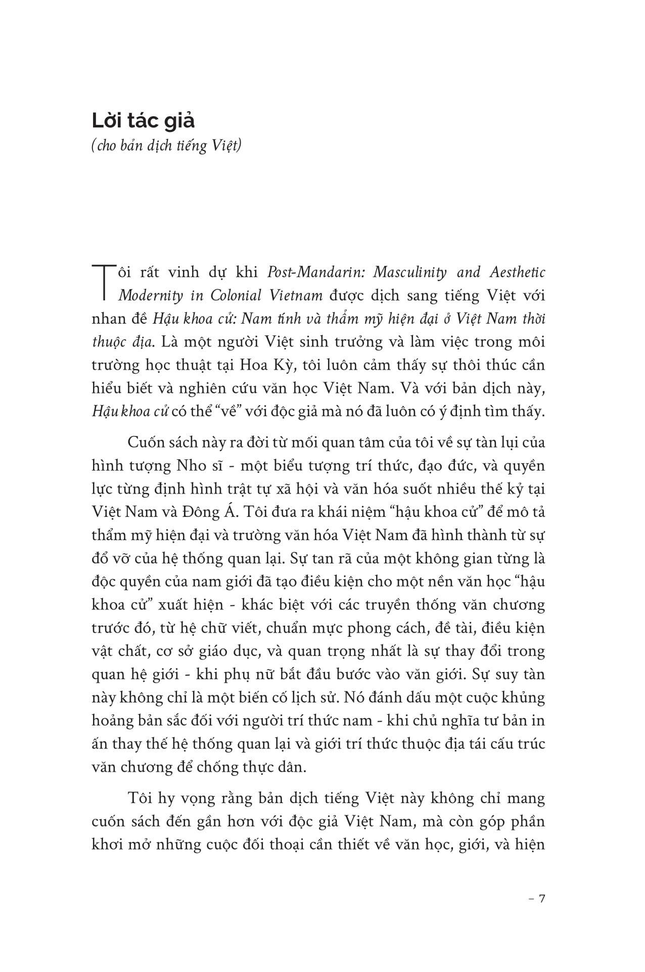 Hậu Khoa Cử - Nam Tính Và Thẩm Mỹ Hiện Đại Ở Việt Nam Thời Thuộc Địa - Ảnh 6