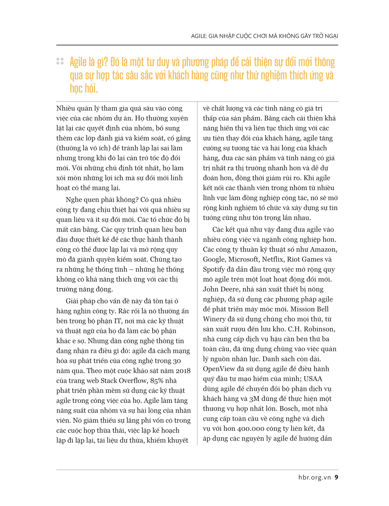 hbr - agile - tư duy linh hoạt, thích ứng nhanh chóng - Ảnh 17