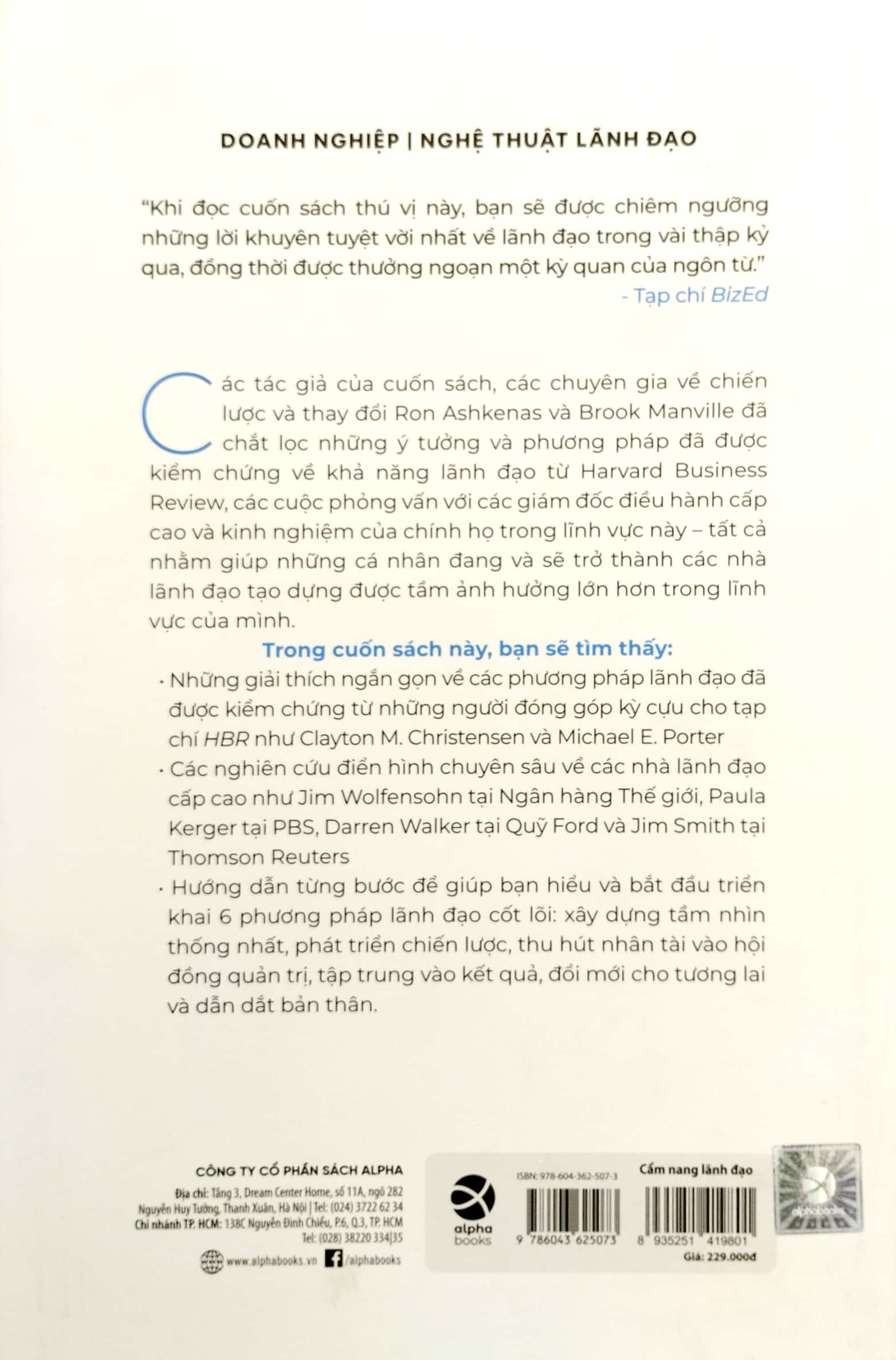 hbr - cẩm nang lãnh đạo - Ảnh 6