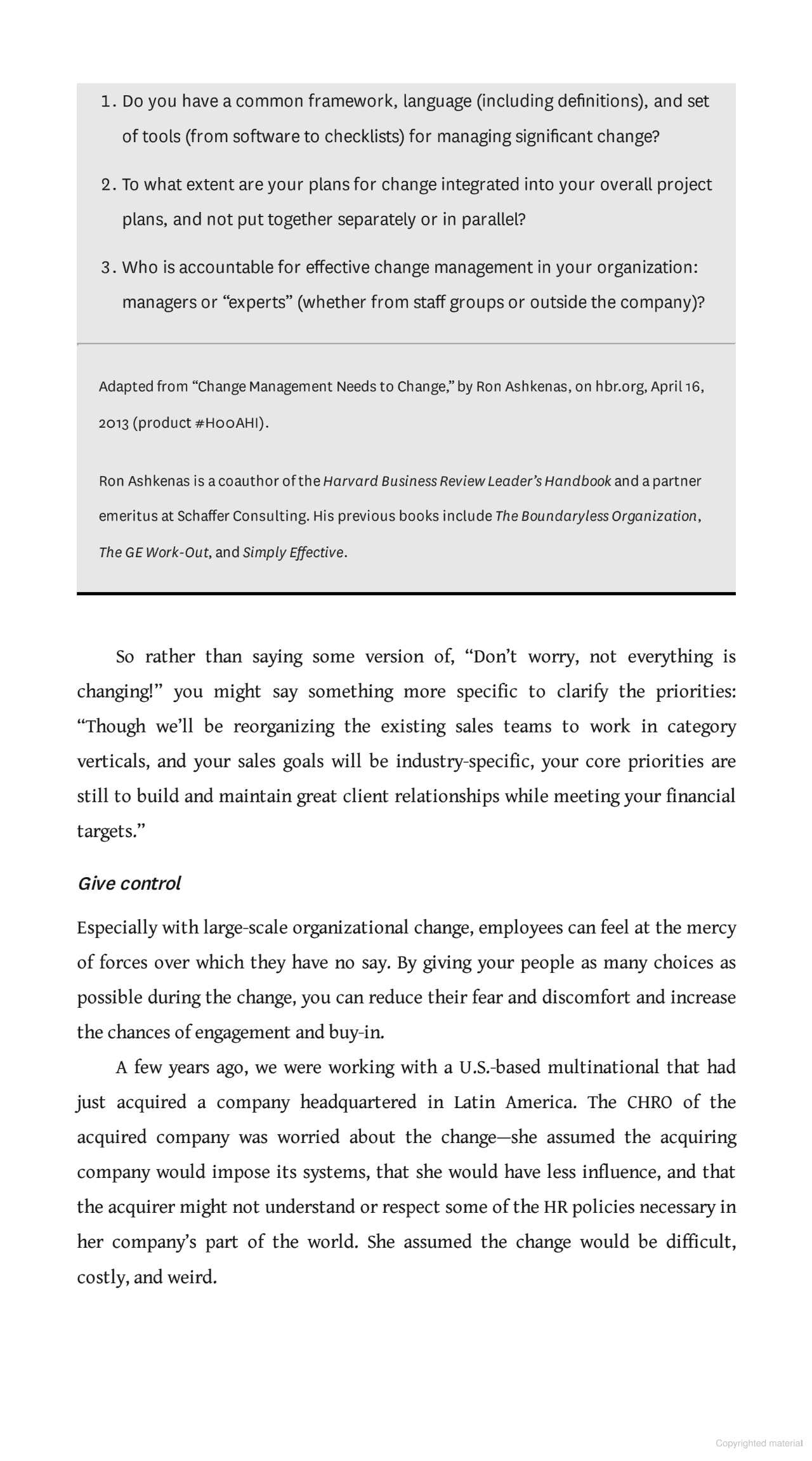 HBR Guide to Leading Through Change - Ảnh 7