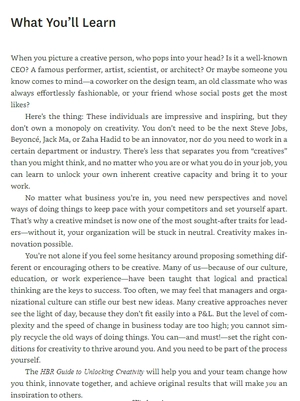 hbr guide to unlocking creativity (hbr guide) - Ảnh 3