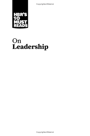 hbr's 10 must reads on leadership - Ảnh 3