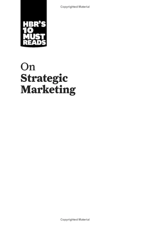 hbr's 10 must reads on strategic marketing - Ảnh 3