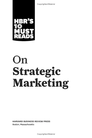 hbr's 10 must reads on strategic marketing - Ảnh 5