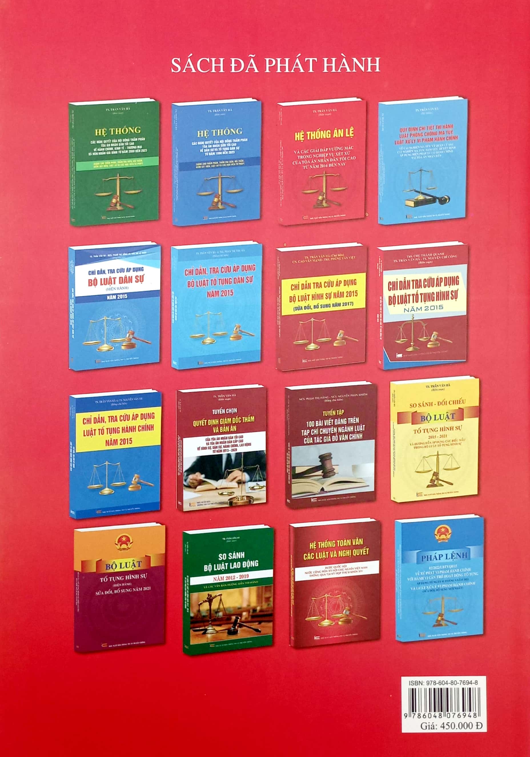 hệ thống các nghị quyết của hội đồng thẩm phán tòa án nhân dân tối cao về hình sự và tố tụng hình sự từ năm 1986 đến 2023 (dành cho phẩm phán, thẩm tra viên, hội thẩm, kiểm soát viên, luật sự và các học viên tư pháp) - Ảnh 6