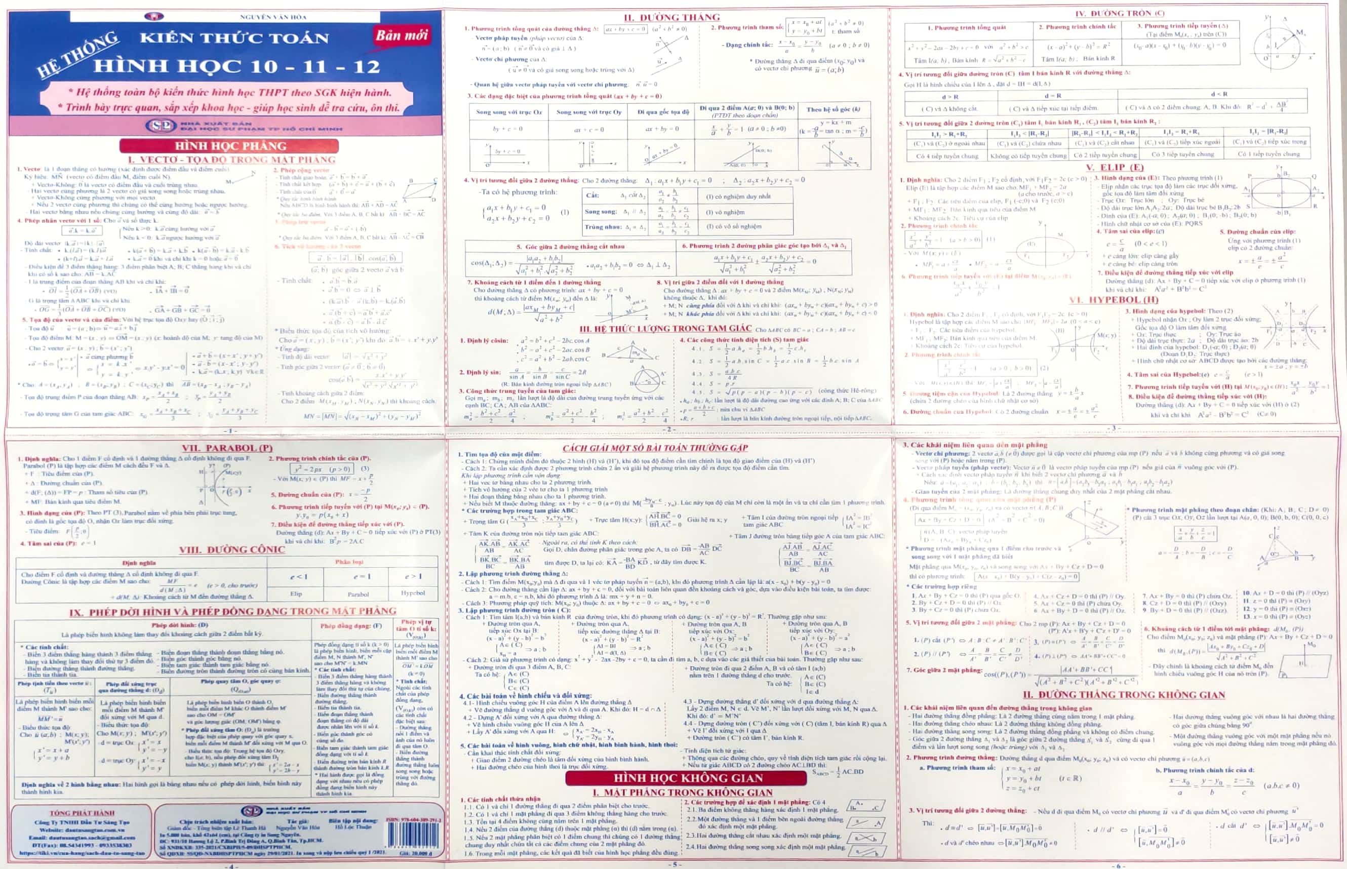 hệ thống kiến thức toán hình học 10-11-12 - Ảnh 2