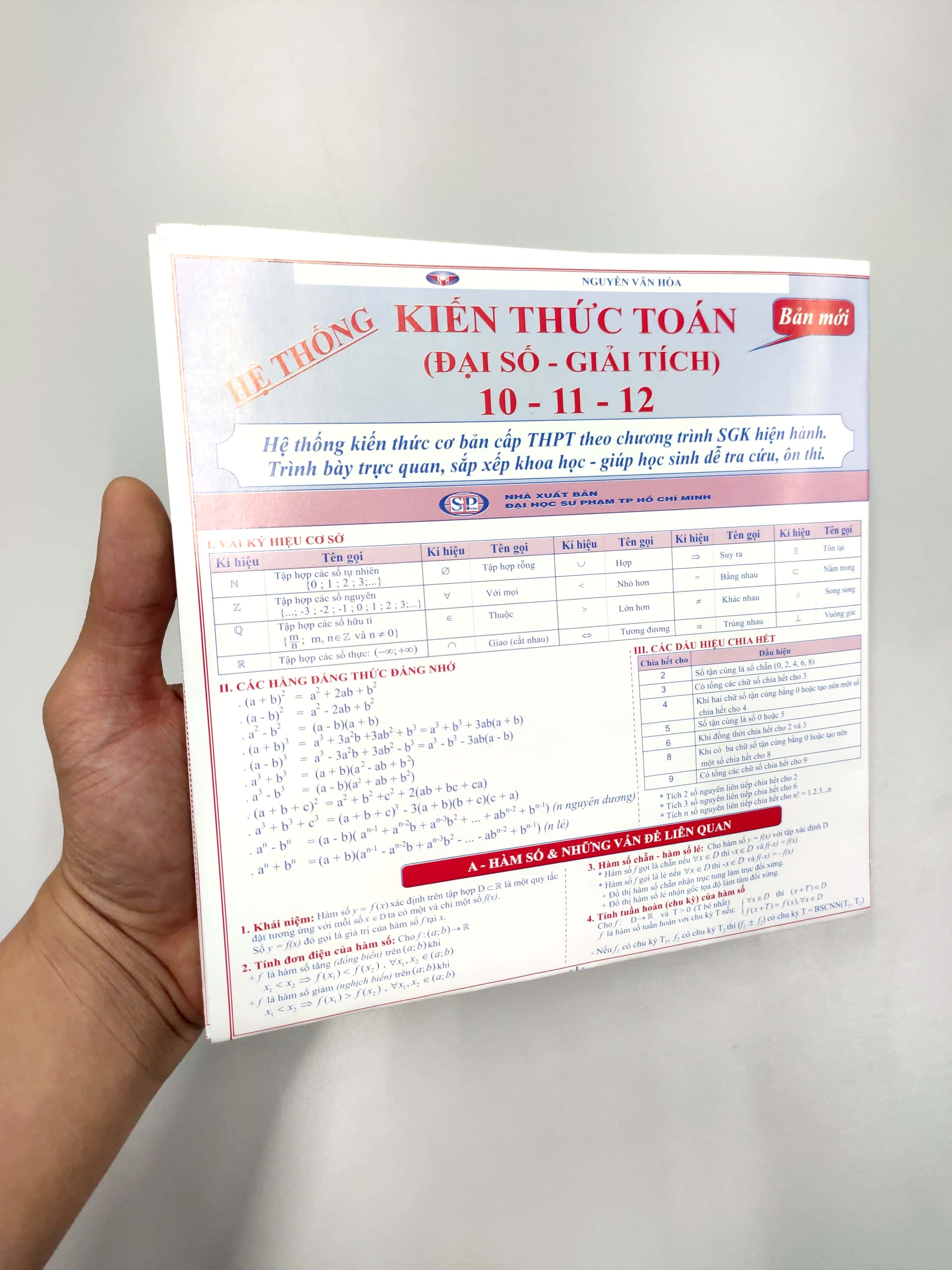 hệ thống kiến thức toán học (đại số - giải tích) 10-11-12 - Ảnh 4
