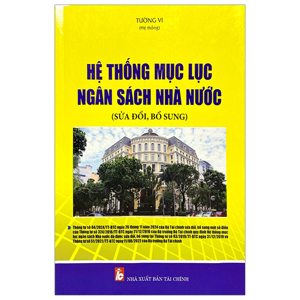 hệ thống mục lục ngân sách nhà nước (sửa đổi, bổ sung)
