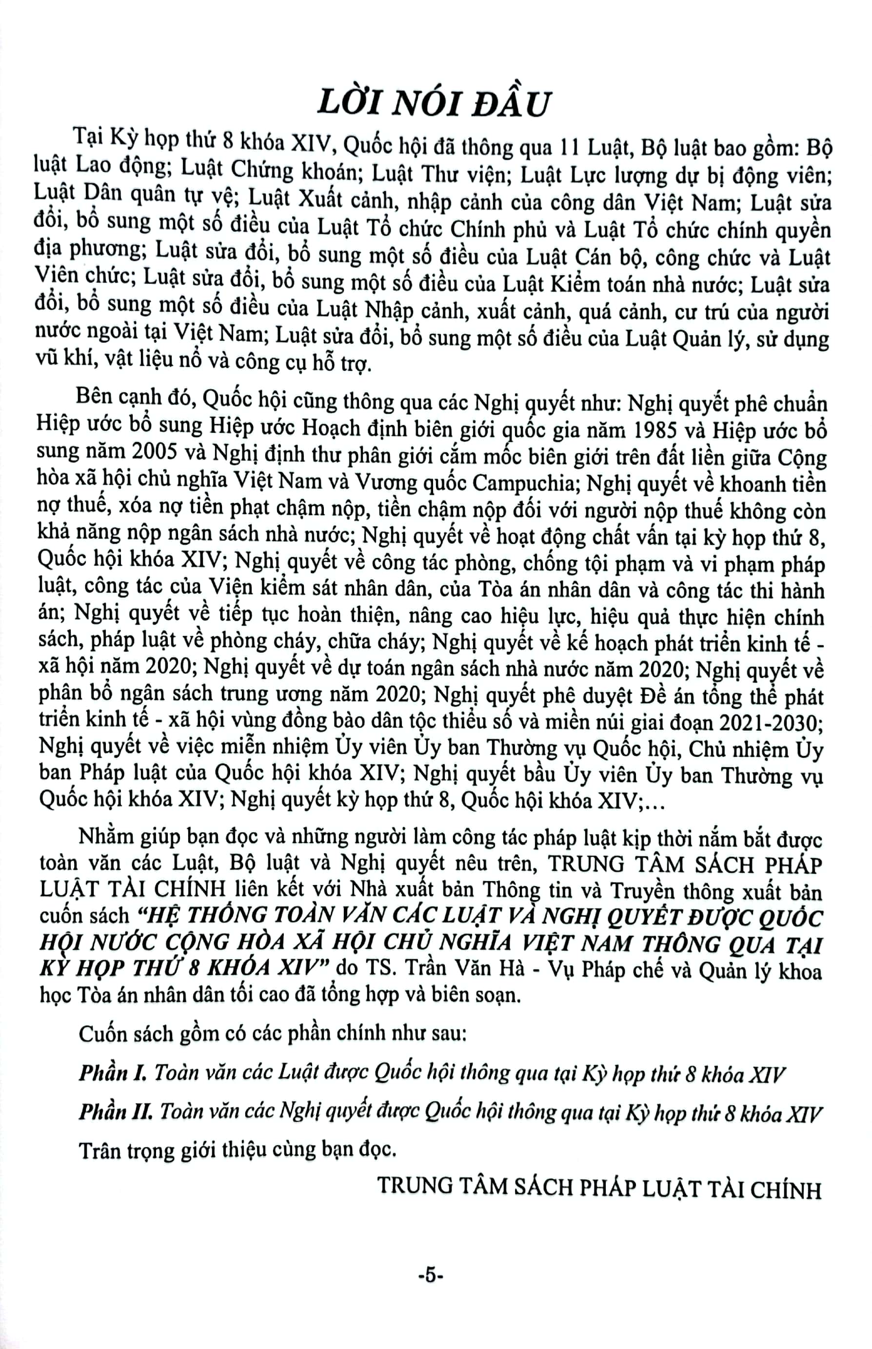 hệ thống toàn văn các luật và các nghị quyết được quốc hội nước cộng hòa xã hội chủ nghĩa việt nam thông quan tại kỳ họp thứ 8 khóa xiv - Ảnh 4