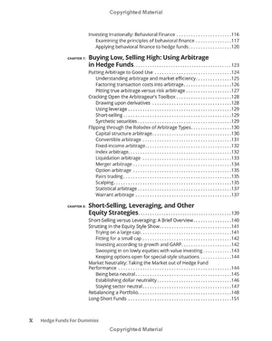 hedge funds for dummies 2nd edition - Ảnh 10