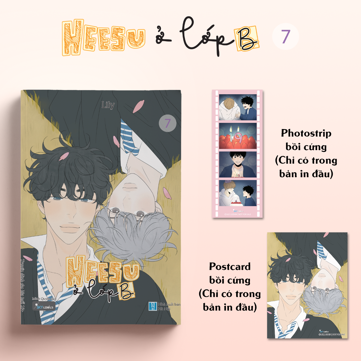 heesu ở lớp b - tập 7 - tặng kèm photostrip bồi cứng + postcard bồi cứng - Ảnh 2
