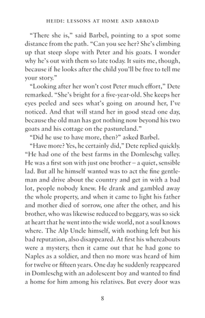 heidi: her early lessons and travels (alma junior classics) - Ảnh 12