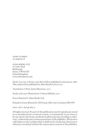 heidi: her early lessons and travels (alma junior classics) - Ảnh 4